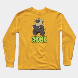 Dog-Man Chonk Long Sleeve T-Shirt